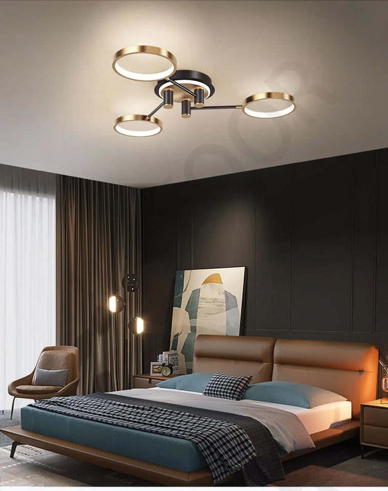 Nordic Modern LED Pendant Light Fixture Elegant Ceiling Lamp for Living Room, Dining Room & Bedroom