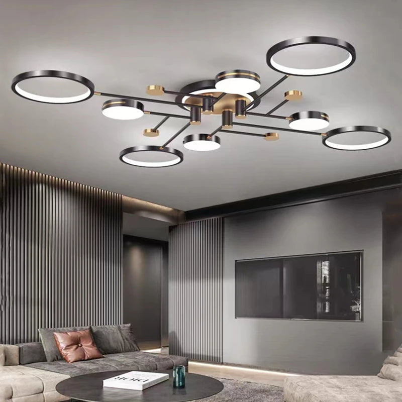 Nordic Modern LED Pendant Light Fixture Elegant Ceiling Lamp for Living Room, Dining Room & Bedroom