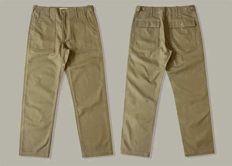 Red Tornado OG-107 Fatigue Pants Men Herringbone Twill Casual Trousers Army Green