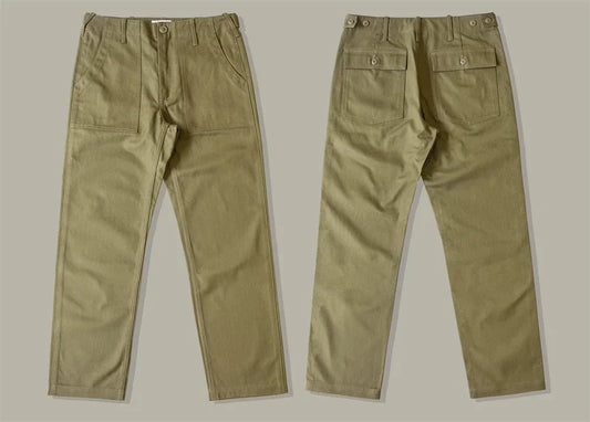 Red Tornado OG-107 Fatigue Pants Men Herringbone Twill Casual Trousers Army Green