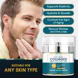 8% HA Collagen Face Cream for Men – Anti-Aging & Wrinkle Remover | كريم الوجه بالكولاجين 8% للرجال – مضاد للشيخوخة وإزالة التجاعيد