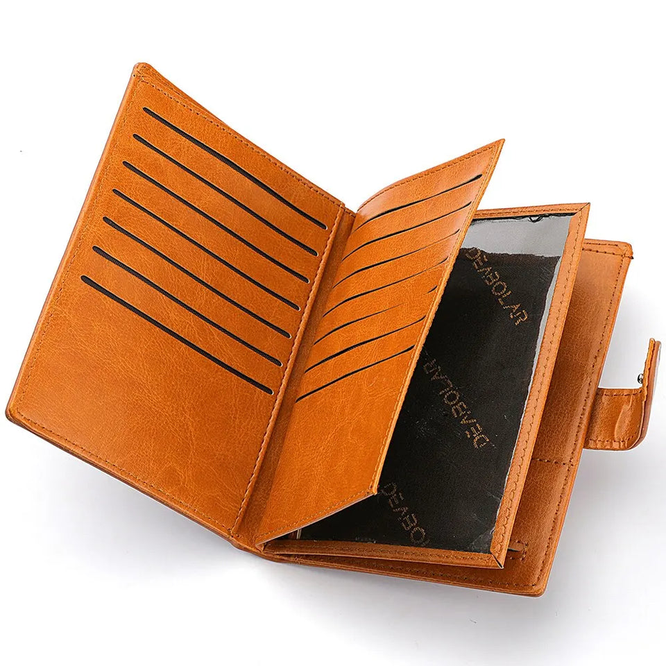 Stylish Travel Passport Bag & Wallet Compact Organizer for Travel Documents, Cards & Cash