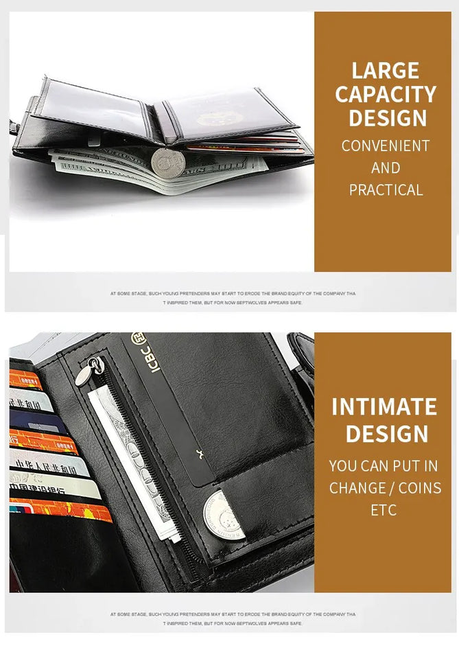 Stylish Travel Passport Bag & Wallet Compact Organizer for Travel Documents, Cards & Cash