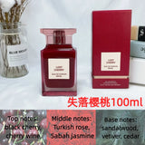 100ml Original Brand Perfume Women's Men's Perfumes Wood Rose Cherry Floral Scent Long Lasting Eau de Parfum Cologne Fragrance