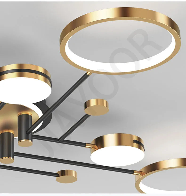 Nordic Modern LED Pendant Light Fixture Elegant Ceiling Lamp for Living Room, Dining Room & Bedroom