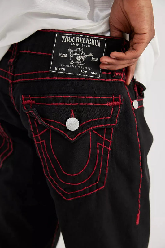 Vintage Hip Hop Street Leisure Denim Pants Buddha Y2k Gothic Fashion Embroidered Straight Leg Wide Leg Jeans Men Clothing