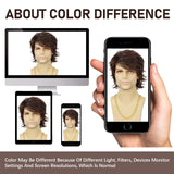 Synthetic Men’s Wig – Short Black Layered, Heat Resistant | شعر مستعار صناعي للرجال – قصير أسود طبقات، مقاوم للحرارة