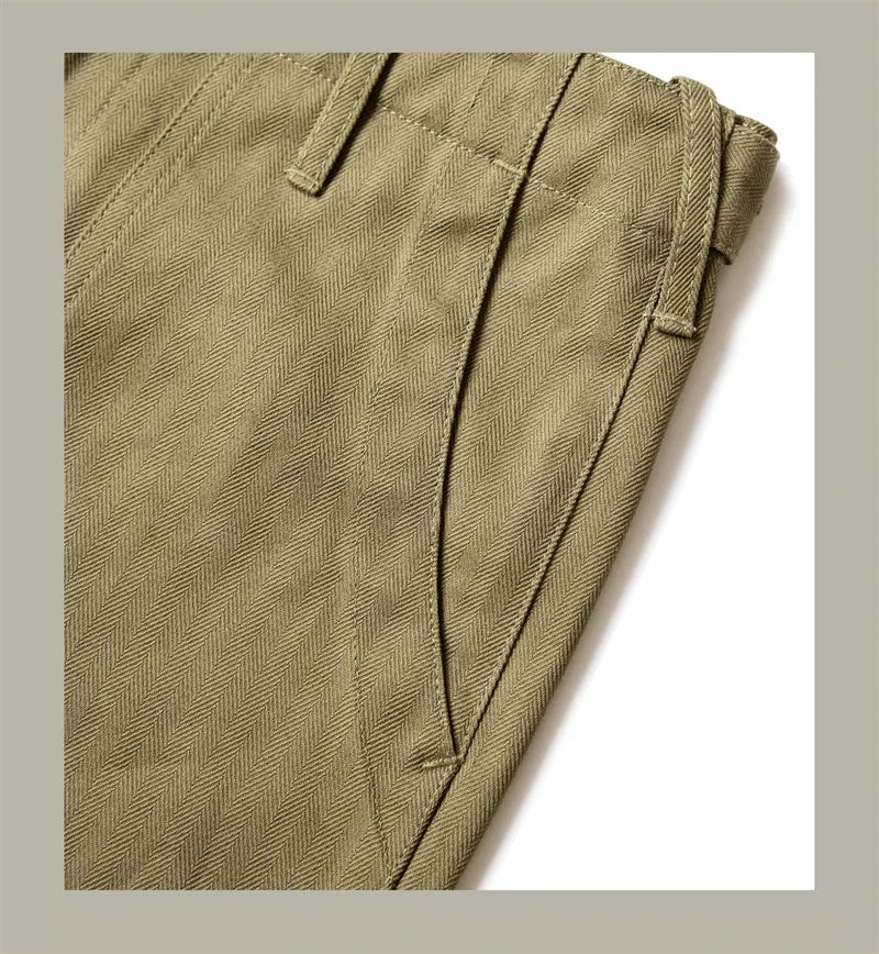 Red Tornado OG-107 Fatigue Pants Men Herringbone Twill Casual Trousers Army Green