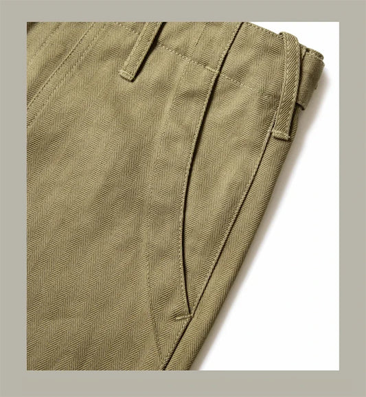 Red Tornado OG-107 Fatigue Pants Men Herringbone Twill Casual Trousers Army Green