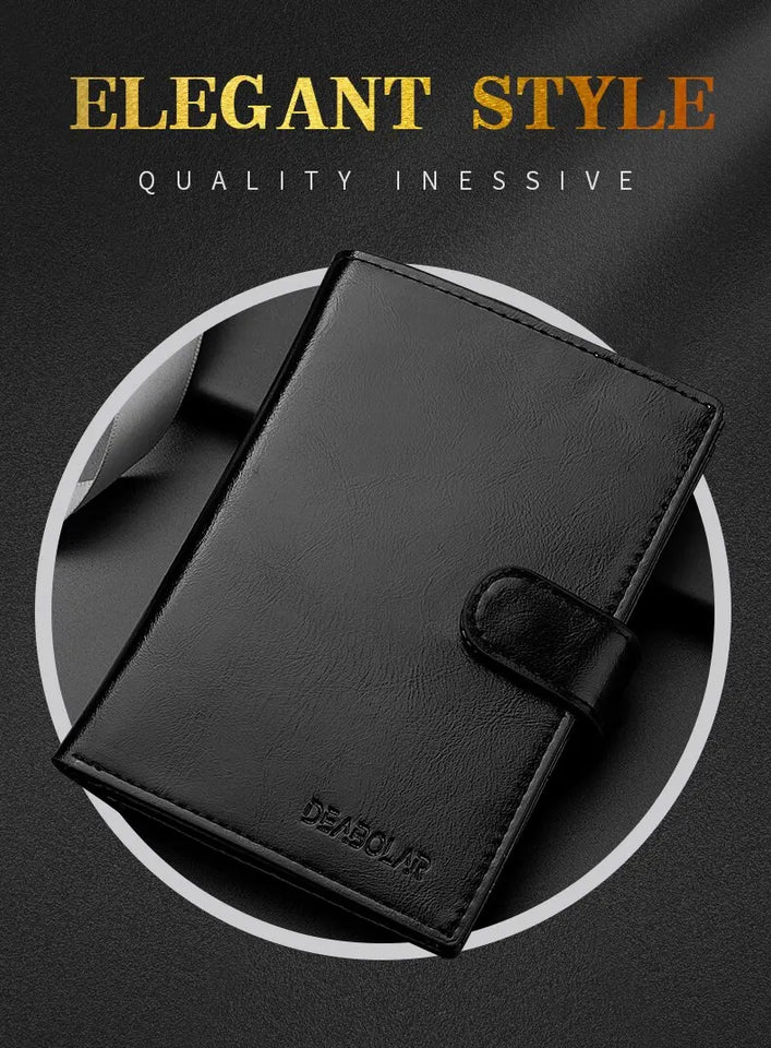 Stylish Travel Passport Bag & Wallet Compact Organizer for Travel Documents, Cards & Cash