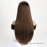 26 Inch Long Straight Synthetic Wig for Women – Fashion, Daily & Party | شعر مستعار صناعي طويل مستقيم 26 بوصة للنساء – أزياء، يومي وحفلات