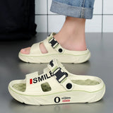 2025 Men’s Massage Slippers – Indoor/Outdoor Comfortable Slides | شباشب تدليك رجالي 2025 – مريحة للاستخدام الداخلي والخارجي