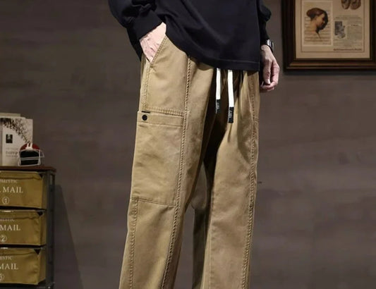 Hiking Cargo Pants for Men Work Wear Joggers Trousers Man Luxury High Quality Harajuku Emo Street Loose Regular Fit Cheap Nylon