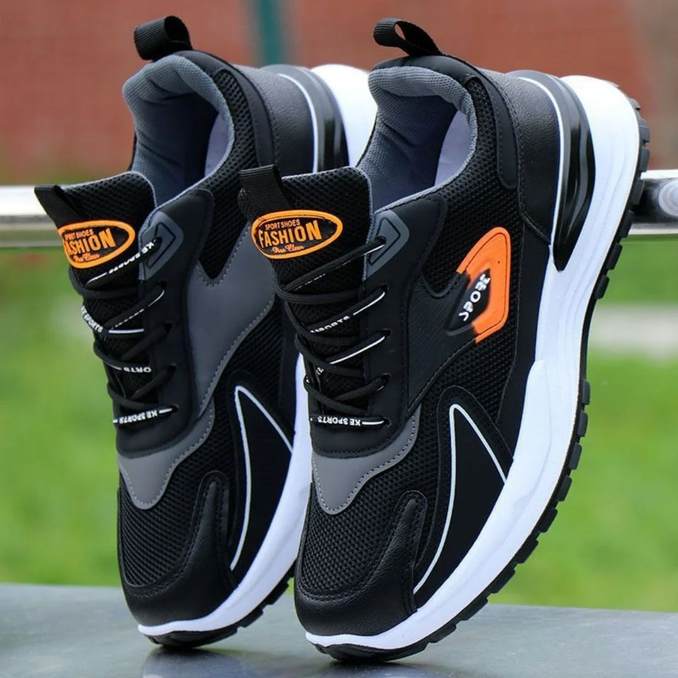 Men’s Running Shoes – Spring/Summer Mesh Dad Shoes | حذاء جري رجالي – شبك ربيعي/صيفي، حذاء سميك