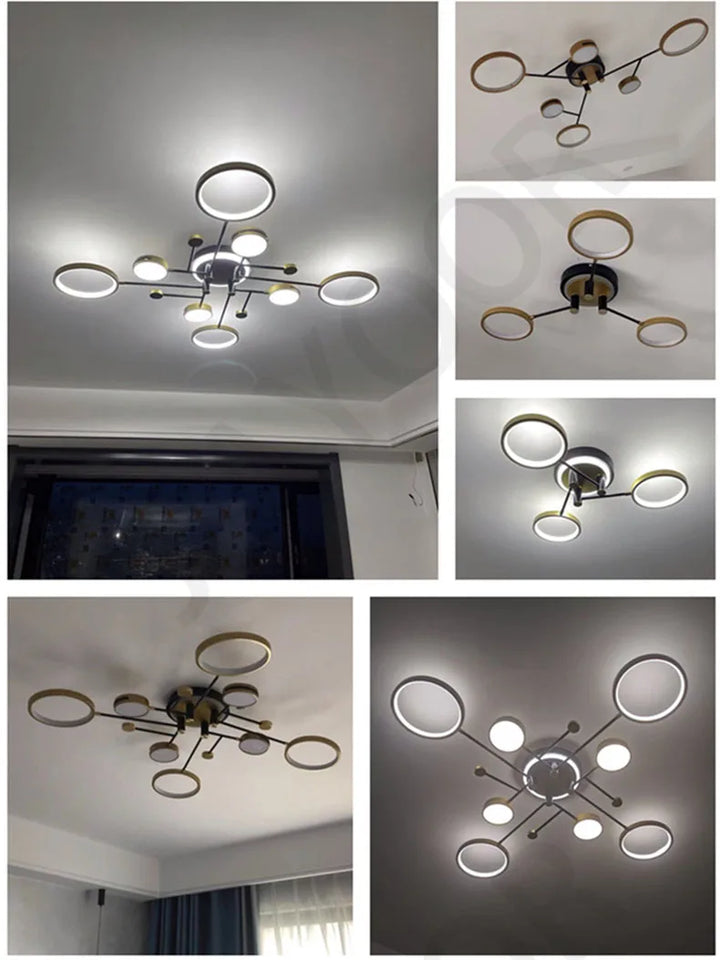 Nordic Modern LED Pendant Light Fixture Elegant Ceiling Lamp for Living Room, Dining Room & Bedroom