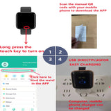 Smartwatch for Men & Women Fitness Tracker with Heart Rate, Steps & Notifications