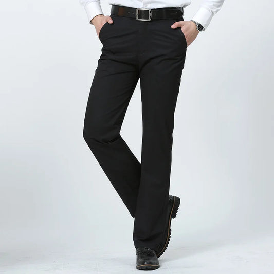 MRMT 2025 Brand Mens Trousers 100% Cotton High Waist Straight Men Trousers Slacks Loose Pants for Male Casual Trouser Man Pant