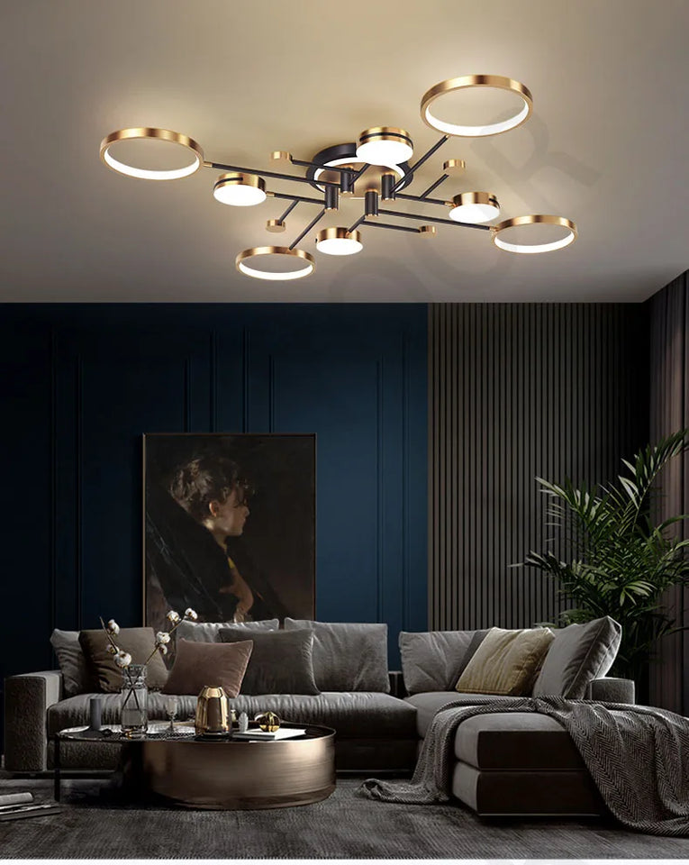 Nordic Modern LED Pendant Light Fixture Elegant Ceiling Lamp for Living Room, Dining Room & Bedroom