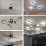 Nordic Modern LED Pendant Light Fixture Elegant Ceiling Lamp for Living Room, Dining Room & Bedroom