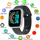 Smartwatch for Men & Women Fitness Tracker with Heart Rate, Steps & Notifications