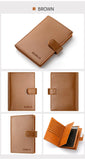 Stylish Travel Passport Bag & Wallet Compact Organizer for Travel Documents, Cards & Cash